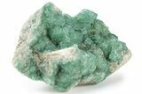 Green, Fluorescent, Cubic Fluorite Crystals - Madagascar #238383-1